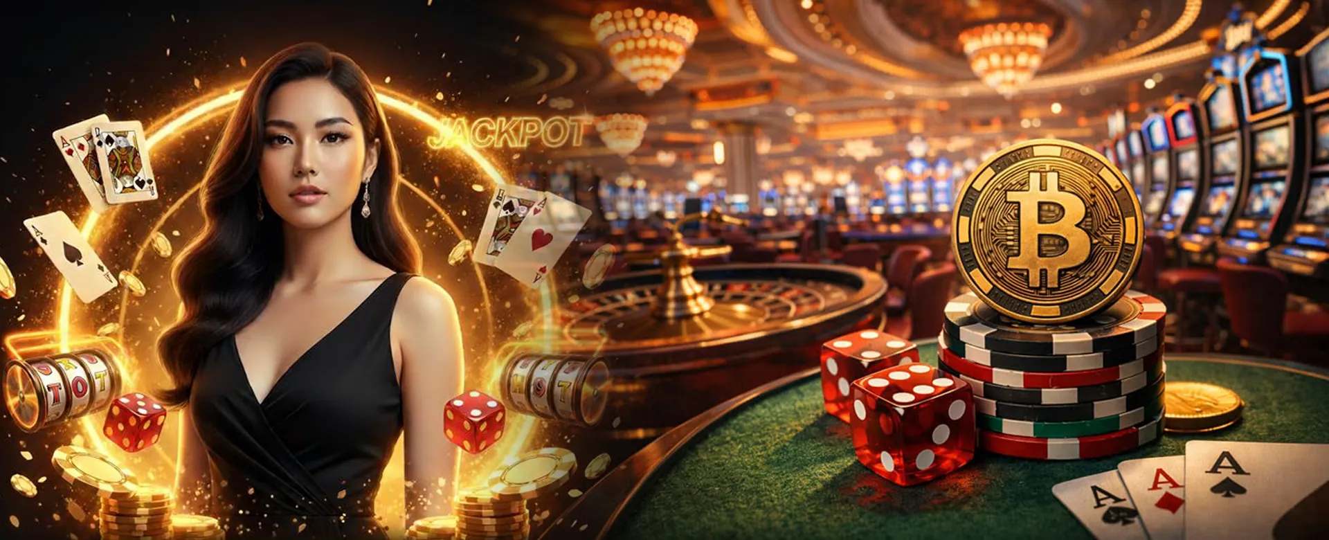 Lodi646 online casino and sports betting platform with golden accents